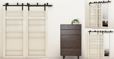 How do you install Bypass Barn Door Hardware?