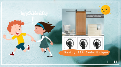 National Children's Day: Best Deals, Discounts, Freebies at Unique Barn Door Hardware Kit