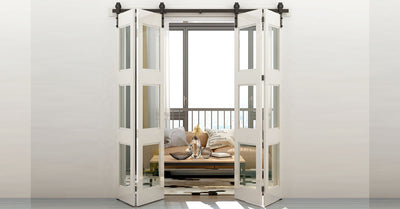 What hardware is needed to install bifolding doors?