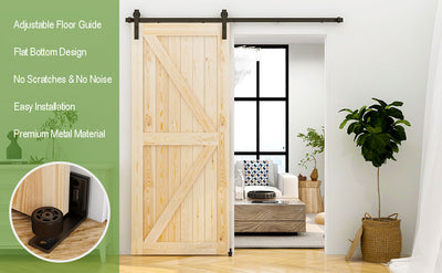 Adjustable Sliding Barn Door Floor Guide