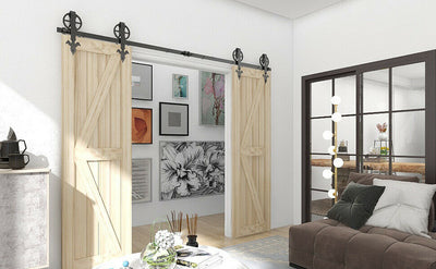 Can you install a barn door without the header?