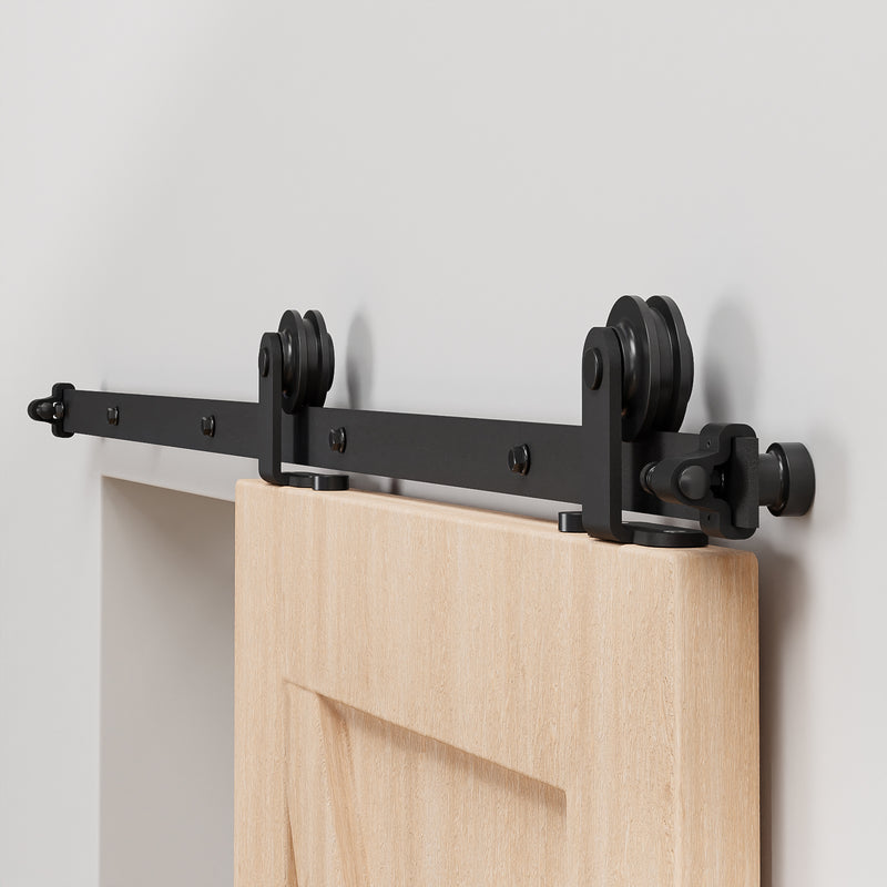 Top Mount Sliding Barn Door Hardware Kit - T Shape