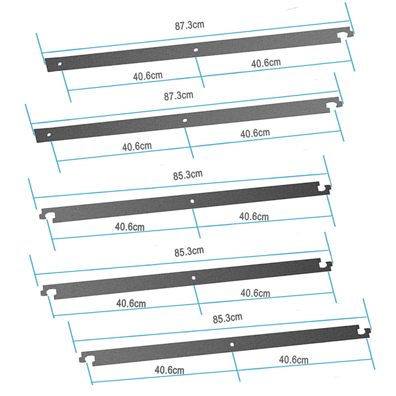 4-20FT Sliding Barn Door Hardware Closet Track Including accessories（no roller）