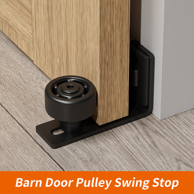 CCJH Adjustable sliding barn door floor guide rail