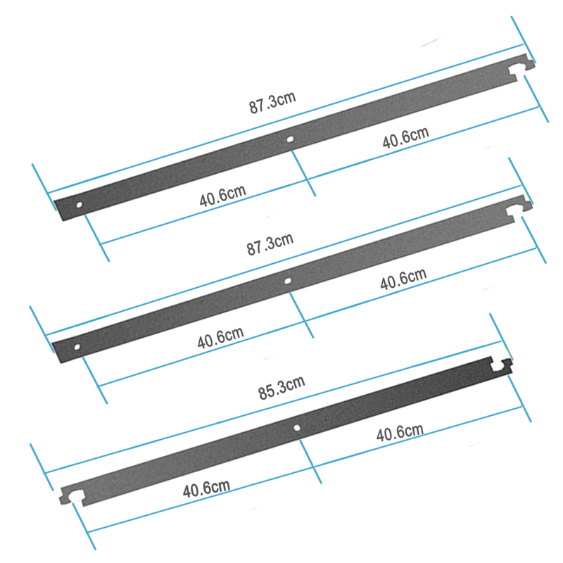 4-20FT Sliding Barn Door Hardware Closet Track Including accessories（no roller）