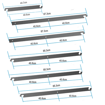 4-20FT Sliding Barn Door Hardware Closet Track Including accessories（no roller）