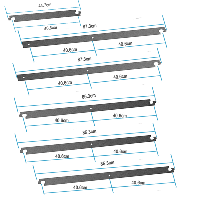 4-20FT Sliding Barn Door Hardware Closet Track Including accessories（no roller）