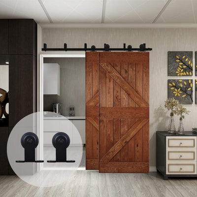 double door bypass barn door hardware