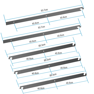 4-20FT Sliding Barn Door Hardware Closet Track Including accessories（no roller）
