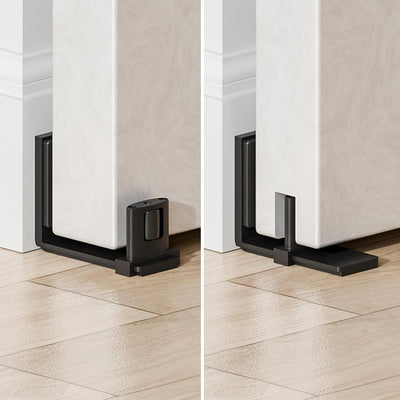 CCJH Adjustable sliding barn door floor guide rail