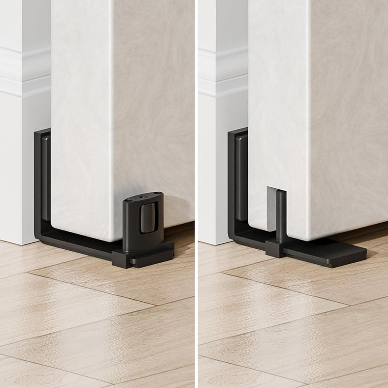 CCJH Adjustable sliding barn door floor guide rail