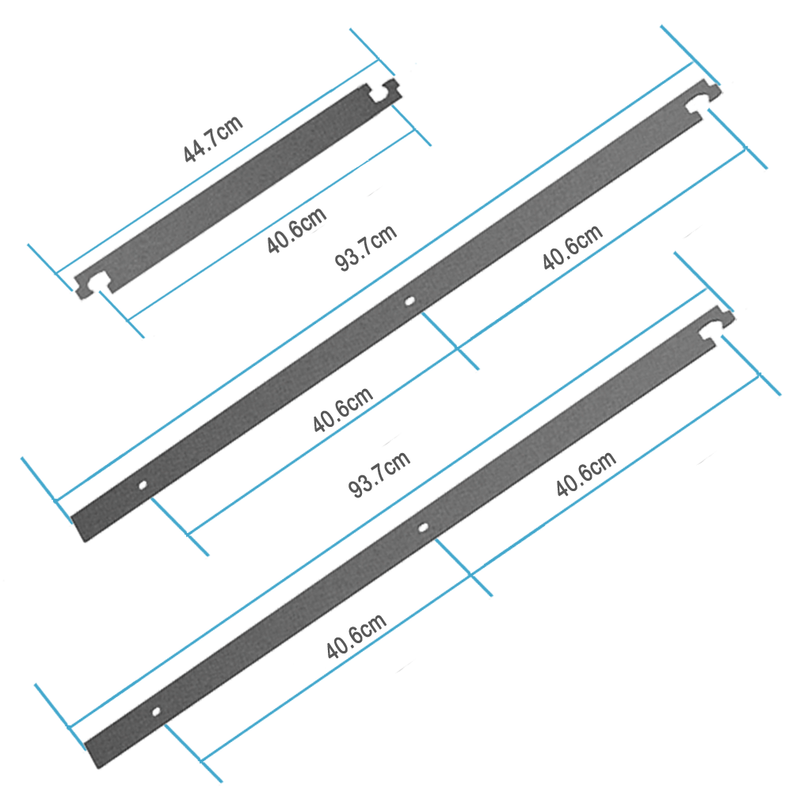 4-20FT Sliding Barn Door Hardware Closet Track Including accessories（no roller）