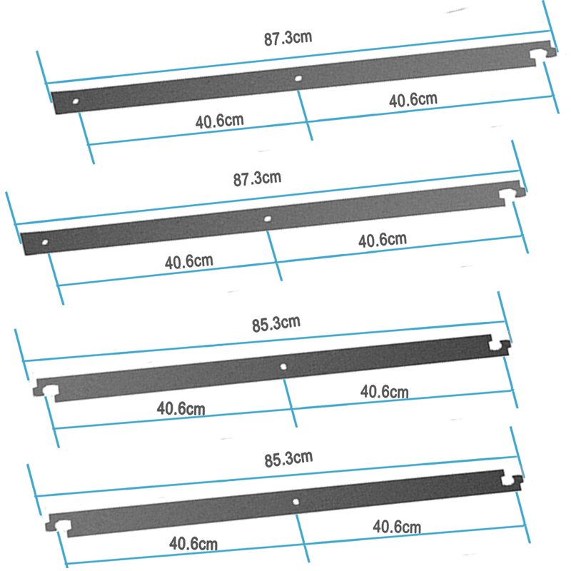 4-20FT Sliding Barn Door Hardware Closet Track Including accessories（no roller）