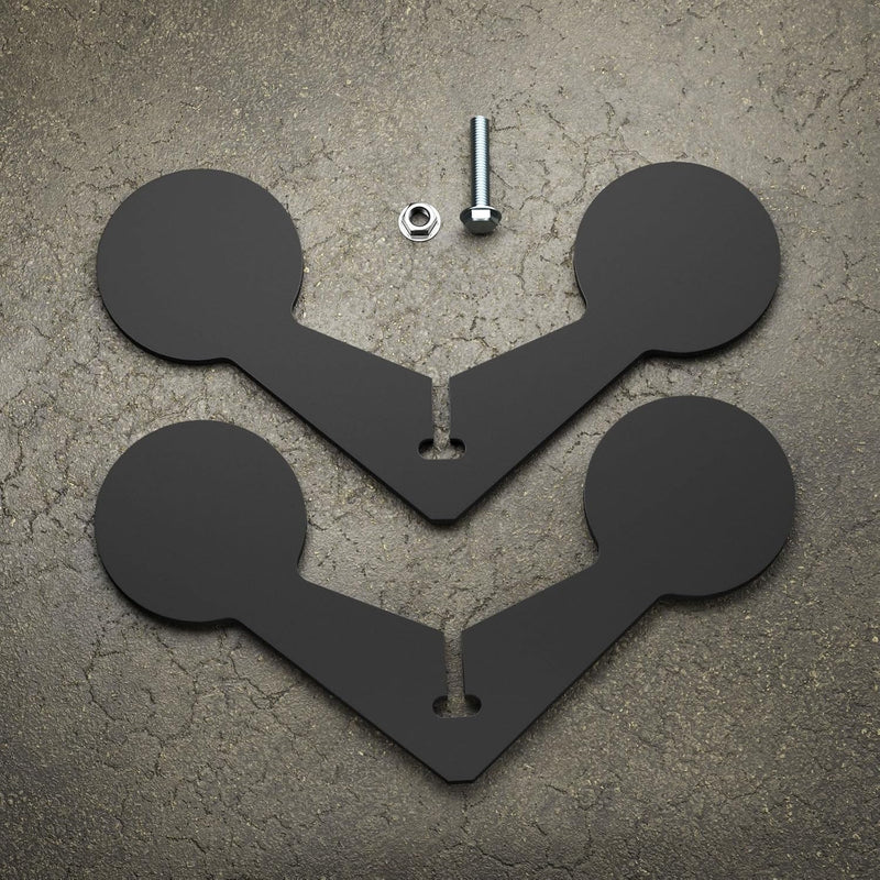 1 Pack Walking Target for Pistol Shooting, Auto Reset Steel Shooting Target