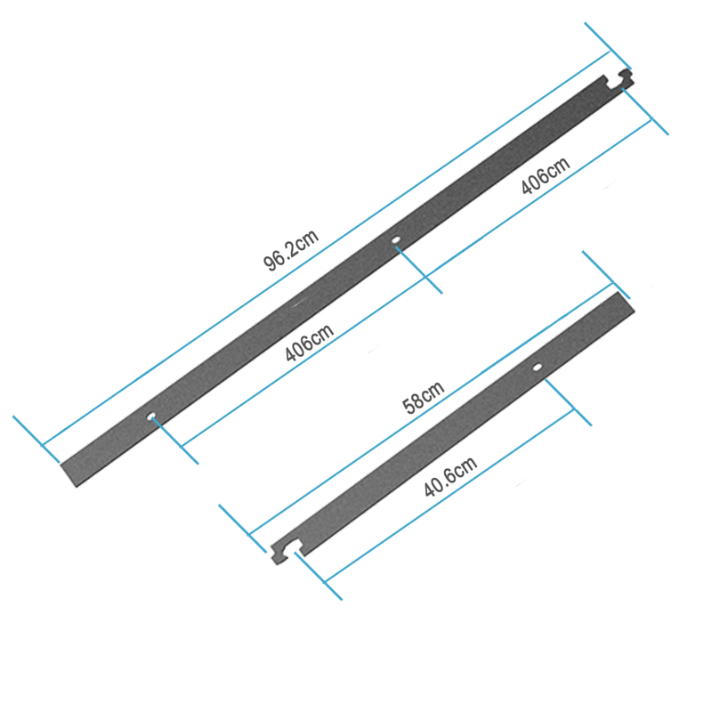 4-20FT Sliding Barn Door Hardware Closet Track Including accessories（no roller）