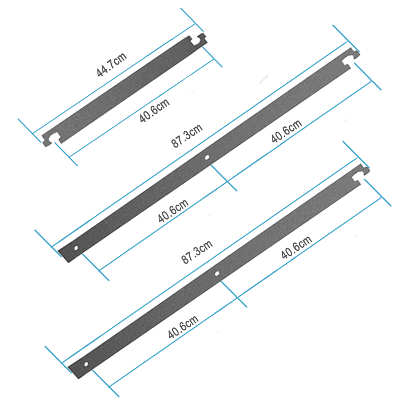 4-20FT Sliding Barn Door Hardware Closet Track Including accessories（no roller）