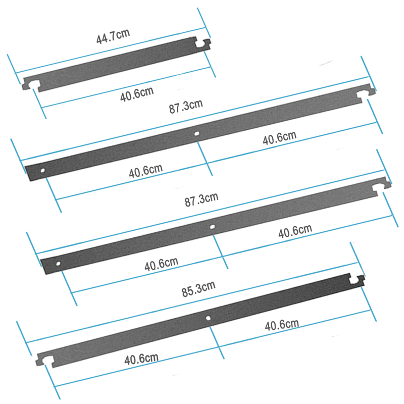 4-20FT Sliding Barn Door Hardware Closet Track Including accessories（no roller）