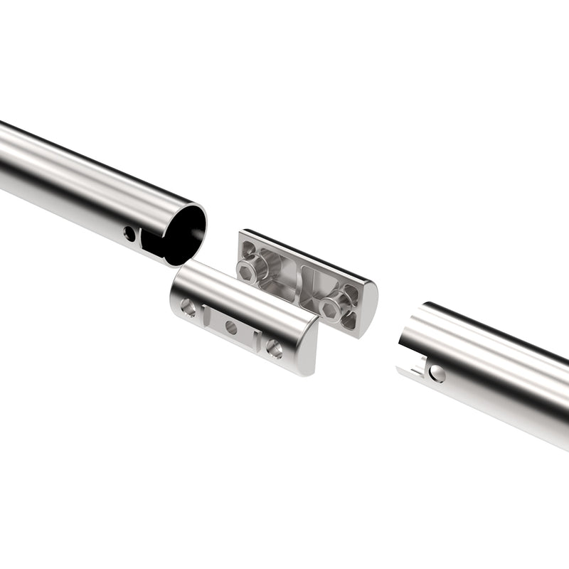 Accessories for sliding door stainless steel track - track connector