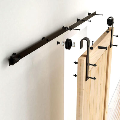 6.6FT/2M Sliding Barn Door Hardware Kit, for single door ，No door