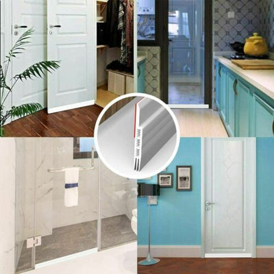 Under Door Sweep Weather Stripping Door Draft Stopper Blocker Strong Adhesive