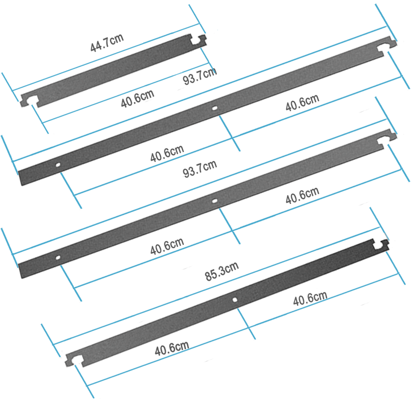 4-20FT Sliding Barn Door Hardware Closet Track Including accessories（no roller）