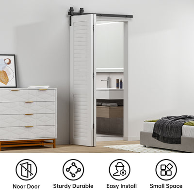Bi-Folding sliding door hardware kit - suitable for 2 or 4 doors