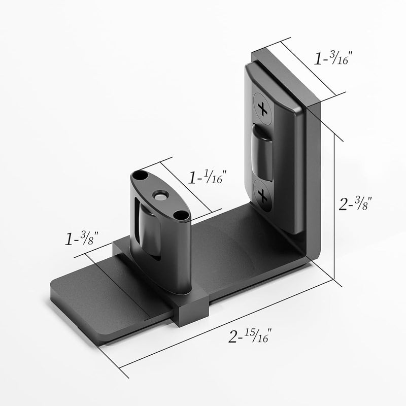 CCJH Adjustable sliding barn door floor guide rail