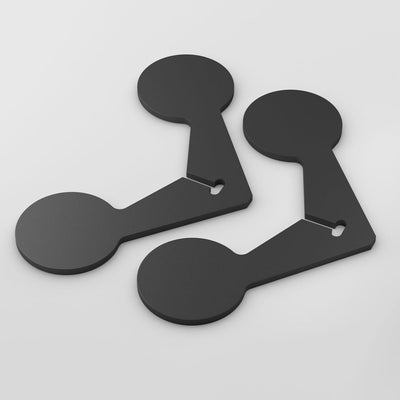 1 Pack Walking Target for Pistol Shooting, Auto Reset Steel Shooting Target
