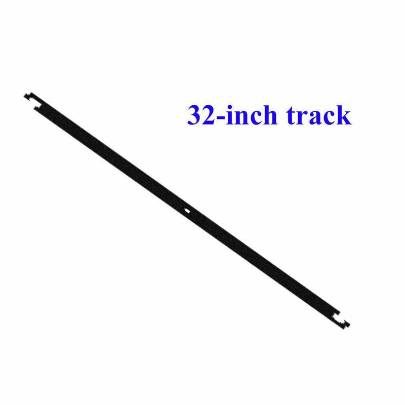 16"/ 32" Sliding Rail Track Bar for Sliding Barn Door Hardware Kit - No Roller