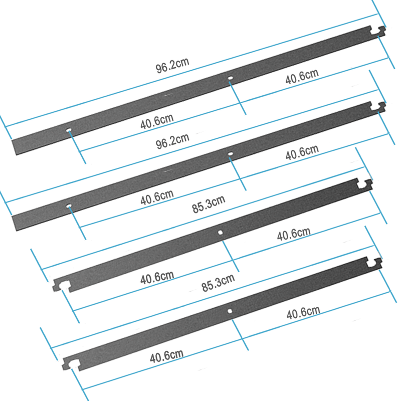 4-20FT Sliding Barn Door Hardware Closet Track Including accessories（no roller）