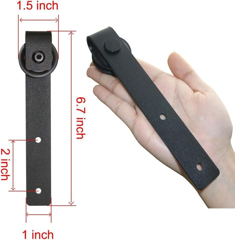 Cabinet Mini Sliding Barn Door Hardware Kit CCJH (No Cabinet)