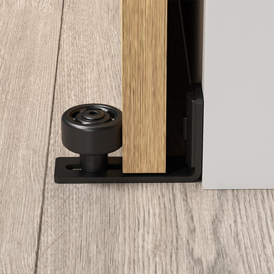CCJH Adjustable sliding barn door floor guide rail