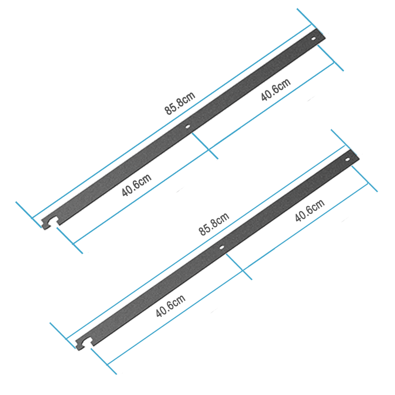 4-20FT Sliding Barn Door Hardware Closet Track Including accessories（no roller）