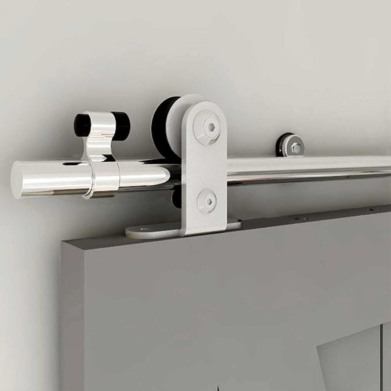 stainless steel barn door hardware