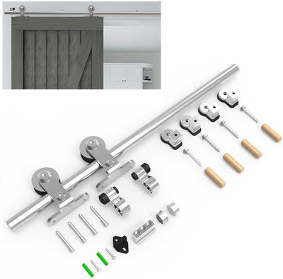 stainless steel barn door hardware