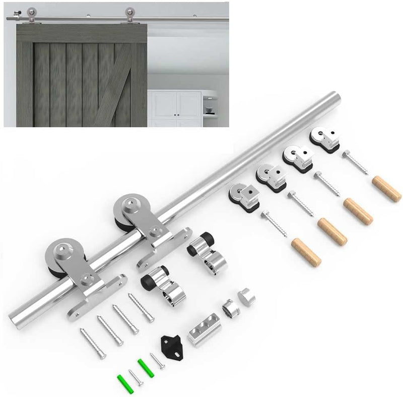 stainless steel barn door hardware