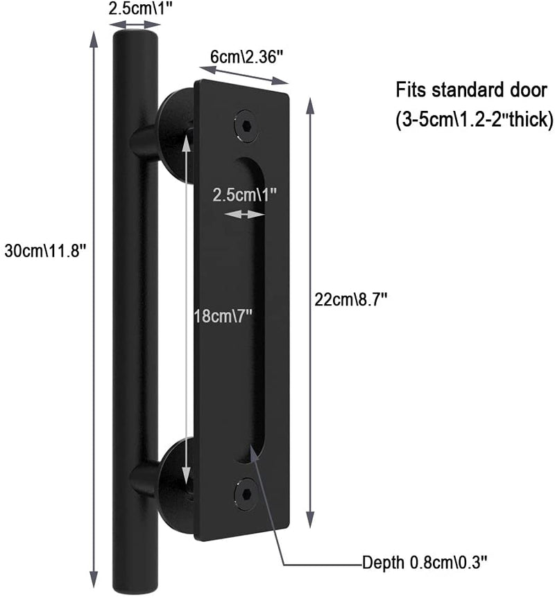 barn door pull handles