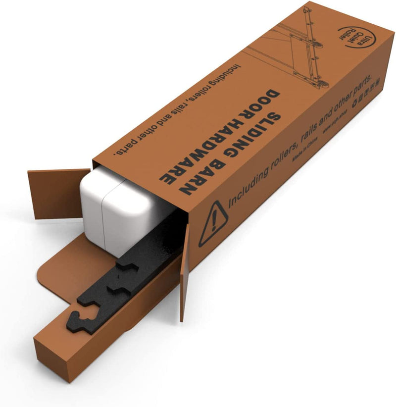Seamless Rail Barn Door Track for Single Door