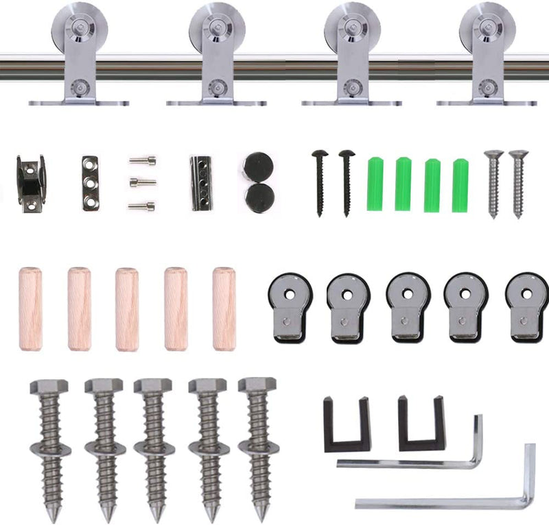 barn door stainless steel hardware
