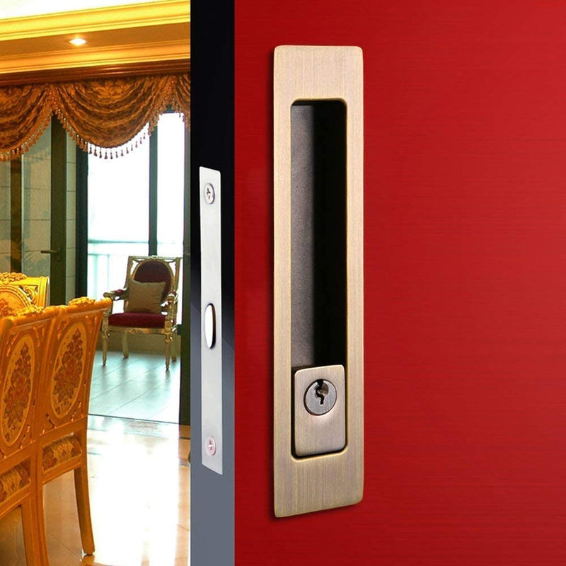 barn door lock