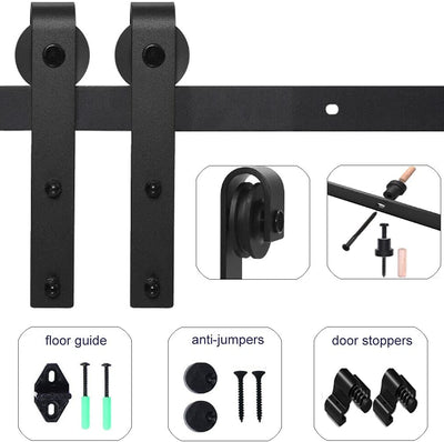 heavy duty sliding door track hardware