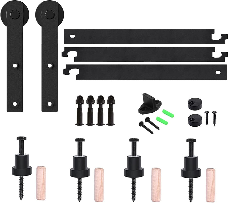 Seamless Rail Barn Door Track for Single Door