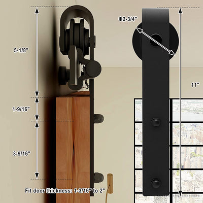 double barn door installation