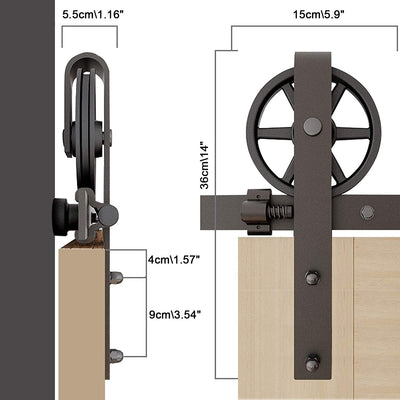 track for barn doors