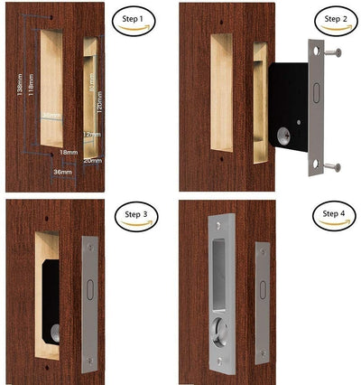 barn door lock