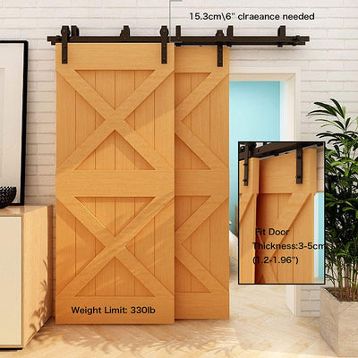 sliding barn doors bypass